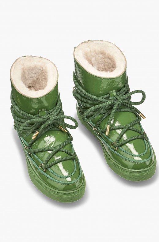 Bottes Sneaker Full Leather Naplack - Green