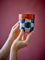 Check - Tasse - Multicolore - Grès