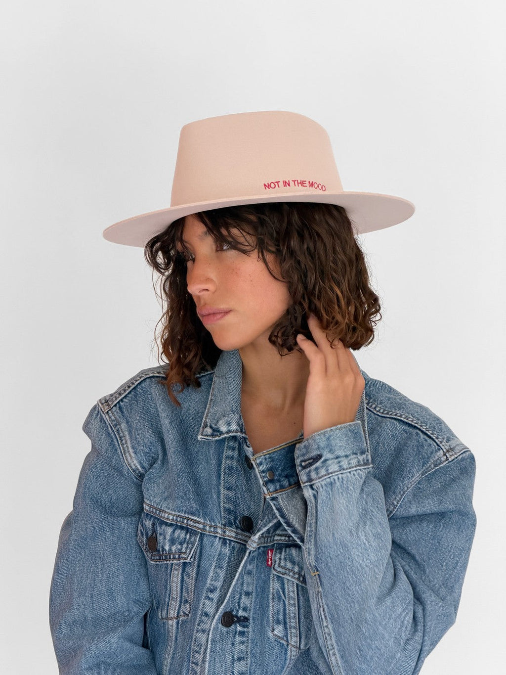 Chapeau Feutre Iris - Babypink