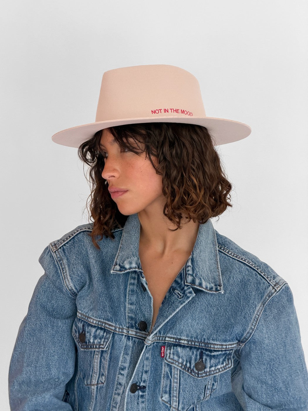 Chapeau Feutre Iris - Babypink