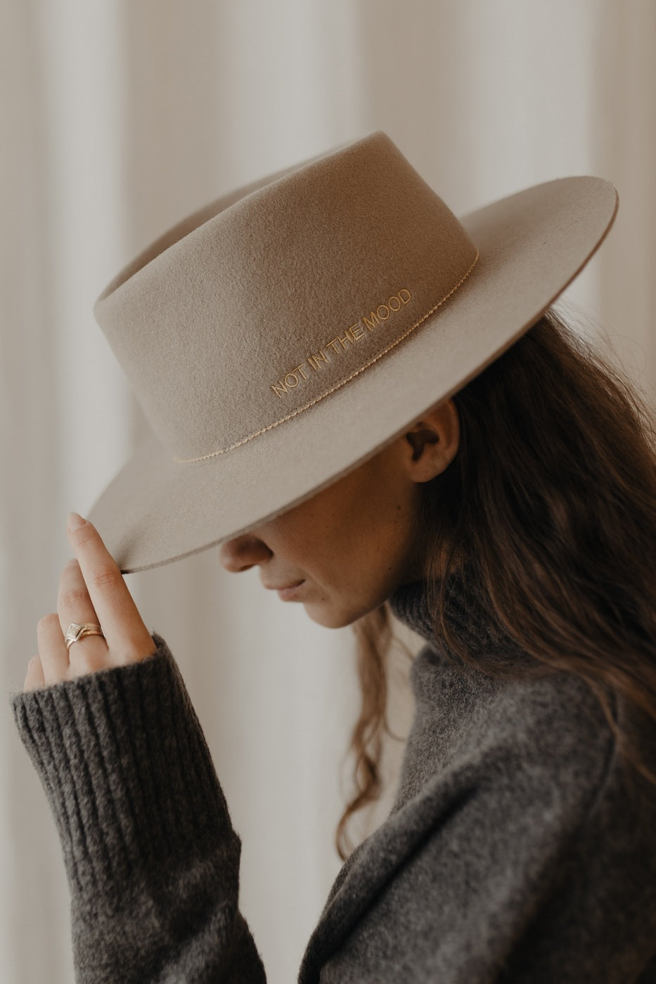 Chapeau Feutre Iris - Ivory
