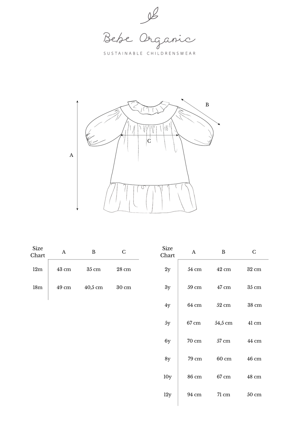 Robe Isabella Broderie Naturelle - Bébé / Enfant