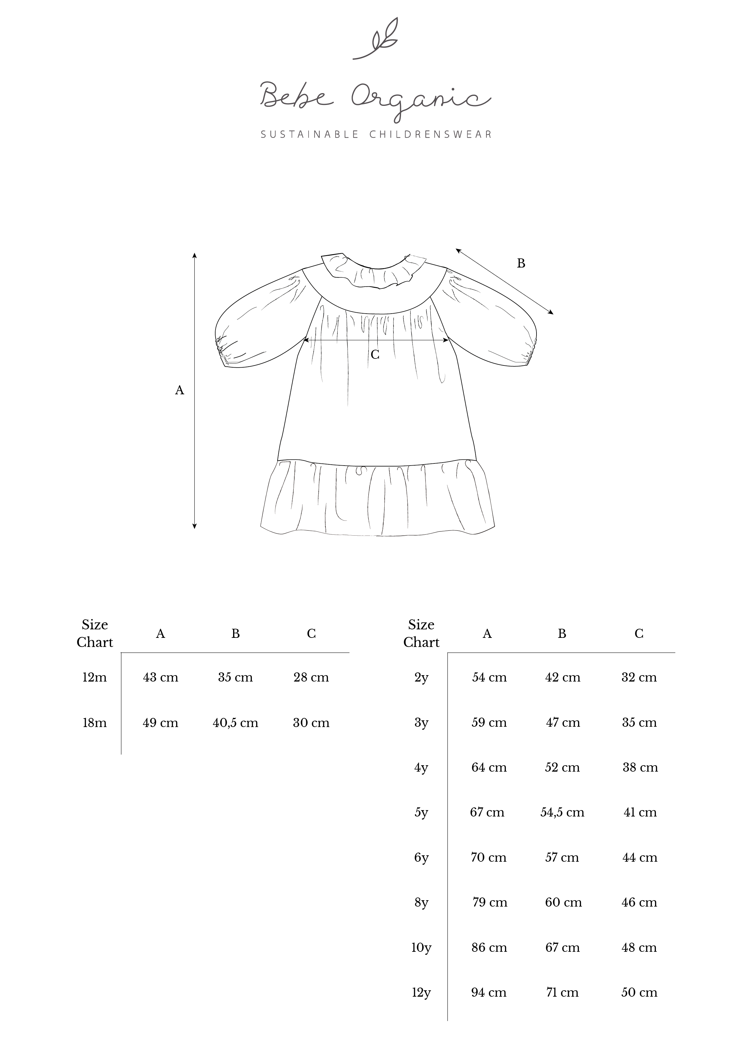 Robe Isabella Broderie Naturelle - Bébé / Enfant