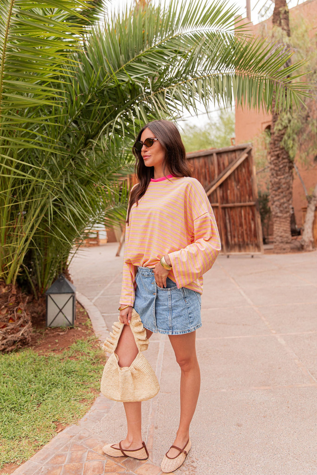 ISIA Jaune/Rose - Top Oversize