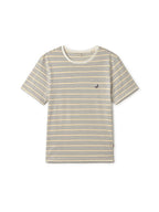 T-Shirt Islandmagee - Noir & Rayures Moutarde - Homme