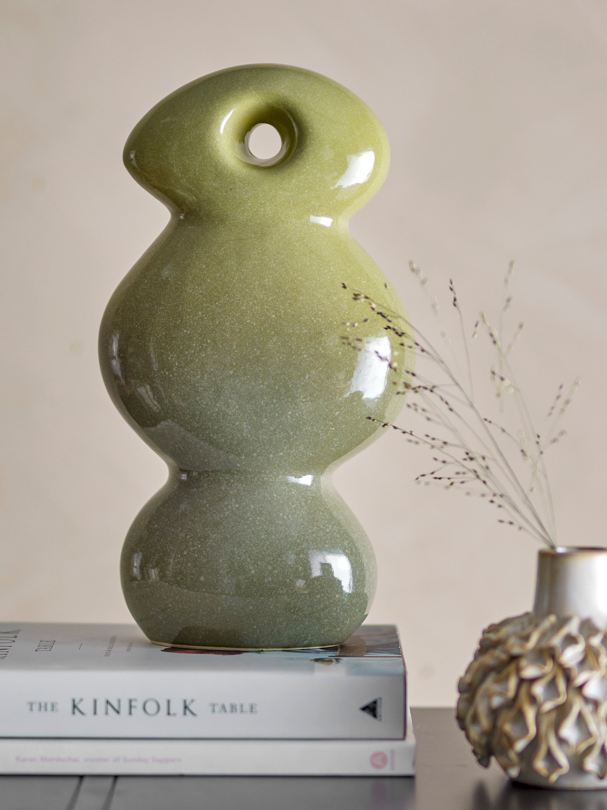 Kaui - Objet Déco - Vert - Grès