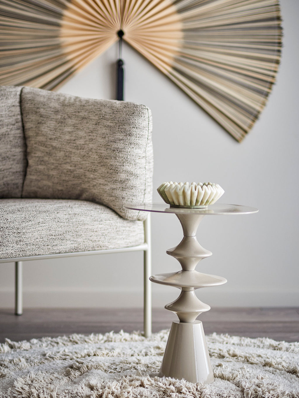 Samio - Table D'Appoint - Naturel - Aluminium