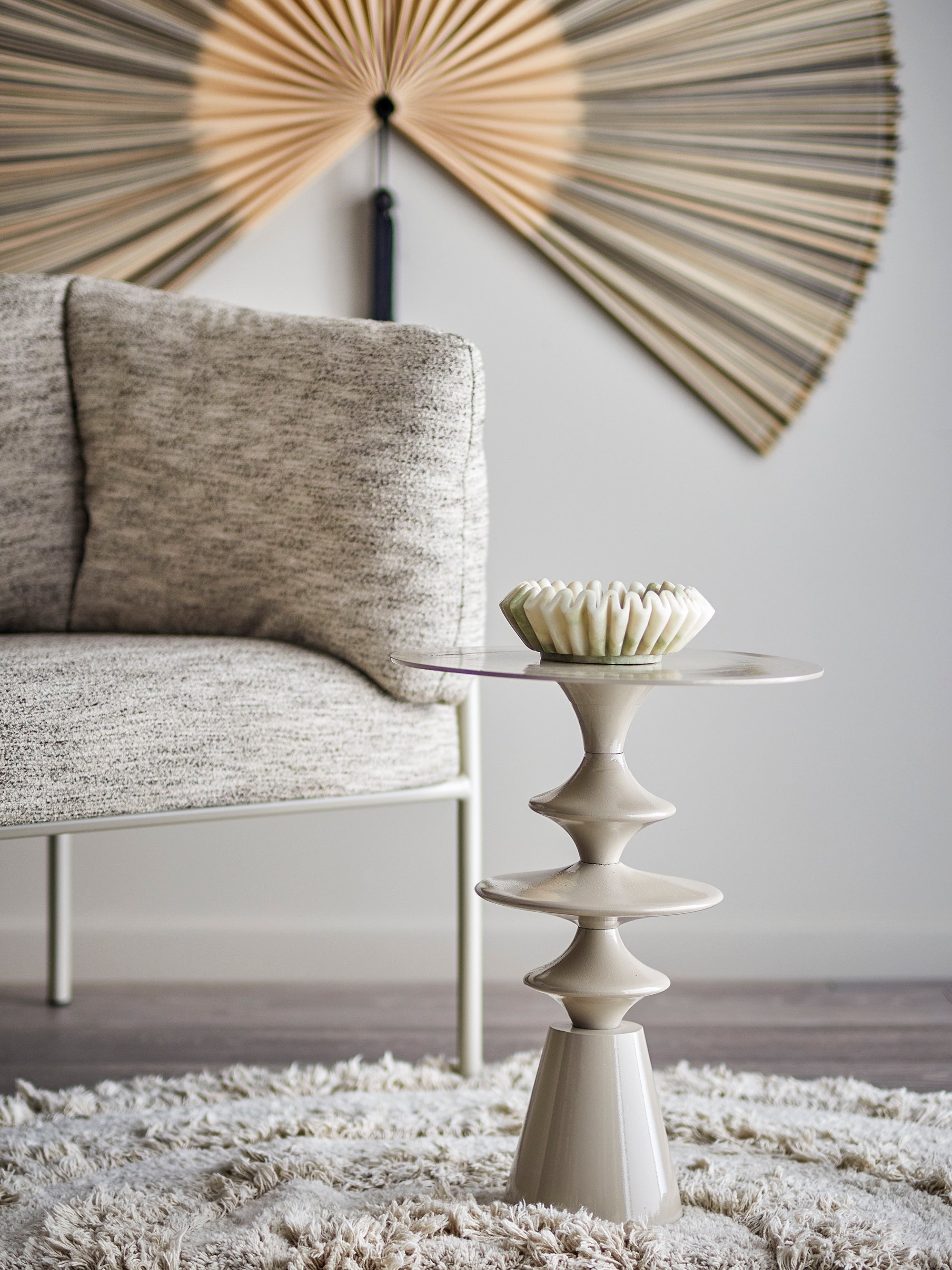 Samio - Table D'Appoint - Naturel - Aluminium