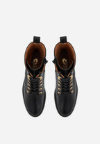 Janis - Cuir Lisse Noir - Bons Baisers - The Bradery