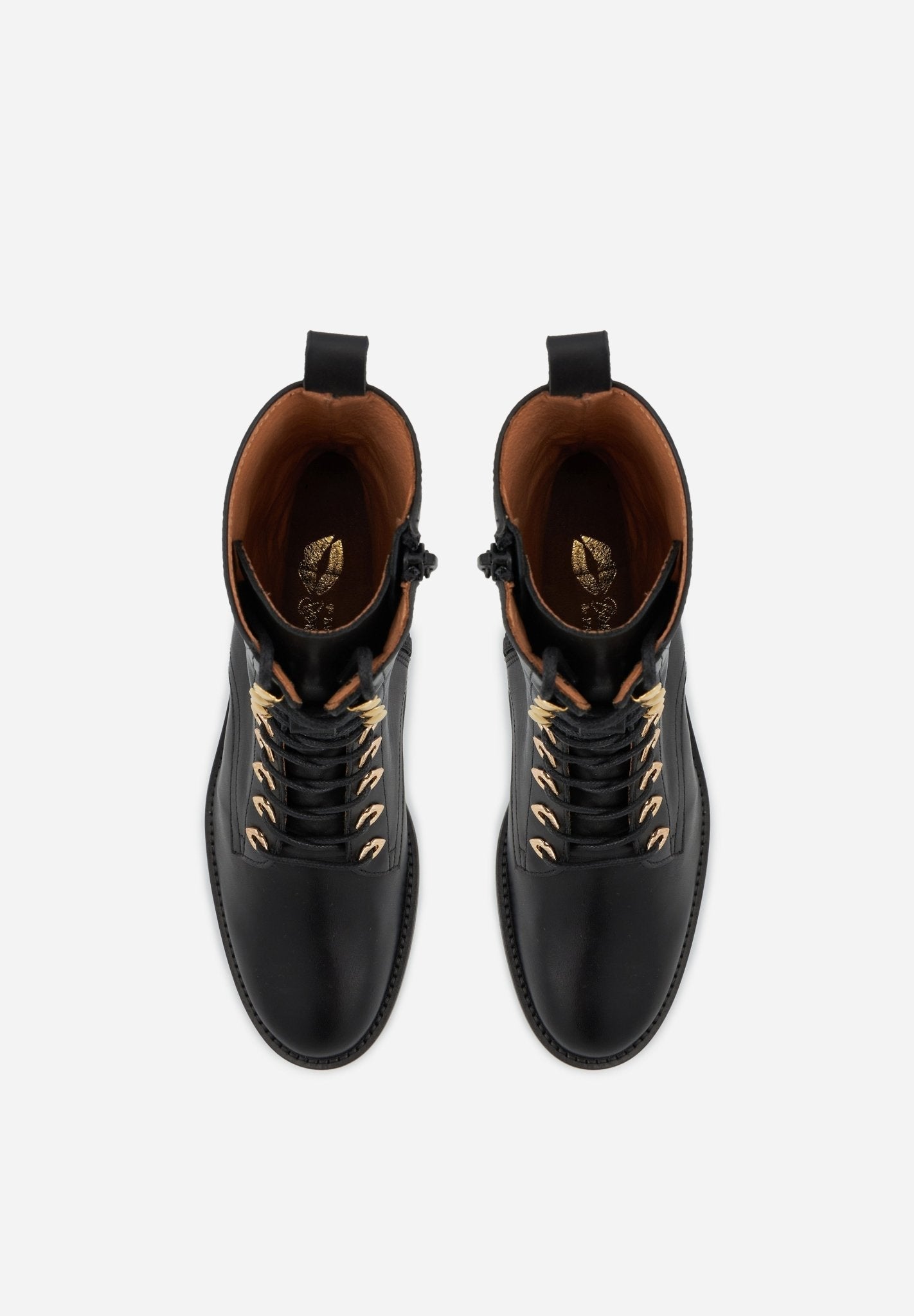 Janis - Cuir Lisse Noir - Bons Baisers - The Bradery