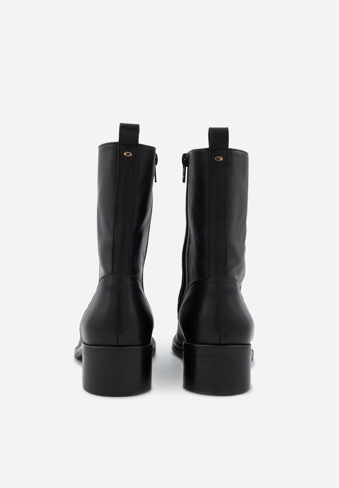 Janis - Cuir Lisse Noir - Bons Baisers - The Bradery