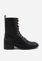 Janis - Cuir Lisse Noir - Bons Baisers - The Bradery