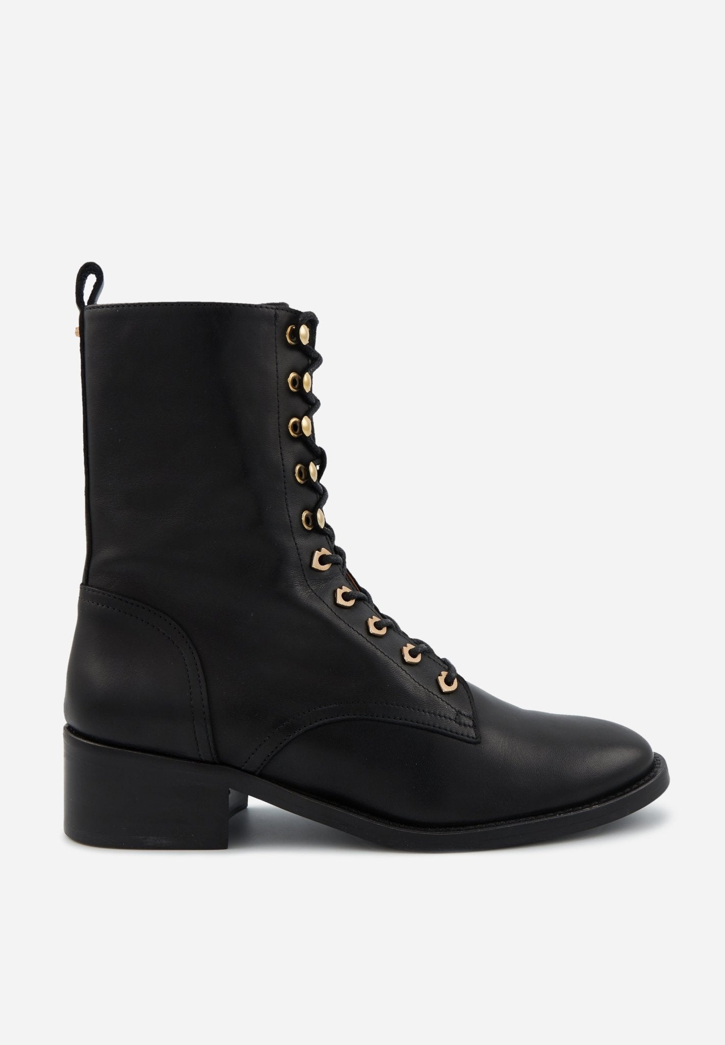 Janis - Cuir Lisse Noir - Bons Baisers - The Bradery