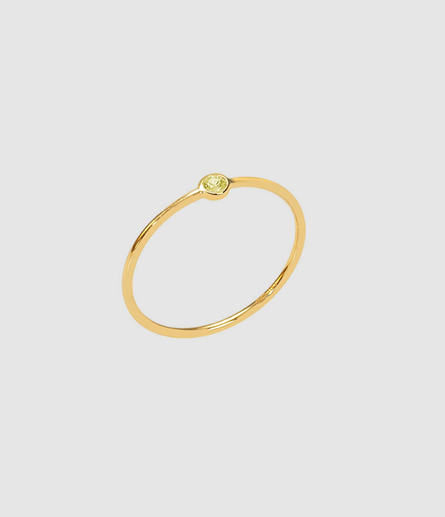 And...Paris - Bague Memory Saphir Jaune Or Jaune - Femme