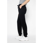 Jogging Gwen Noir, Jersey, 100% Cachemire, 2 Fils - Femme - Perfect Cashmere - The Bradery