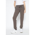 Jogging Gwen Taupe, Jersey, 100% Cachemire, 2 Fils - Femme - Perfect Cashmere - The Bradery