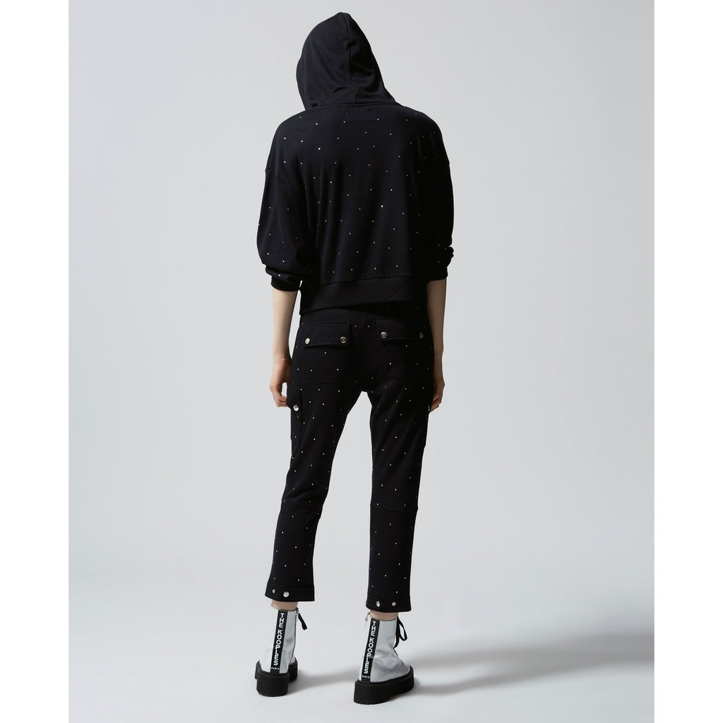 Jogging Noir Poches Latérales Et Strass - Femme Jogging The Kooples