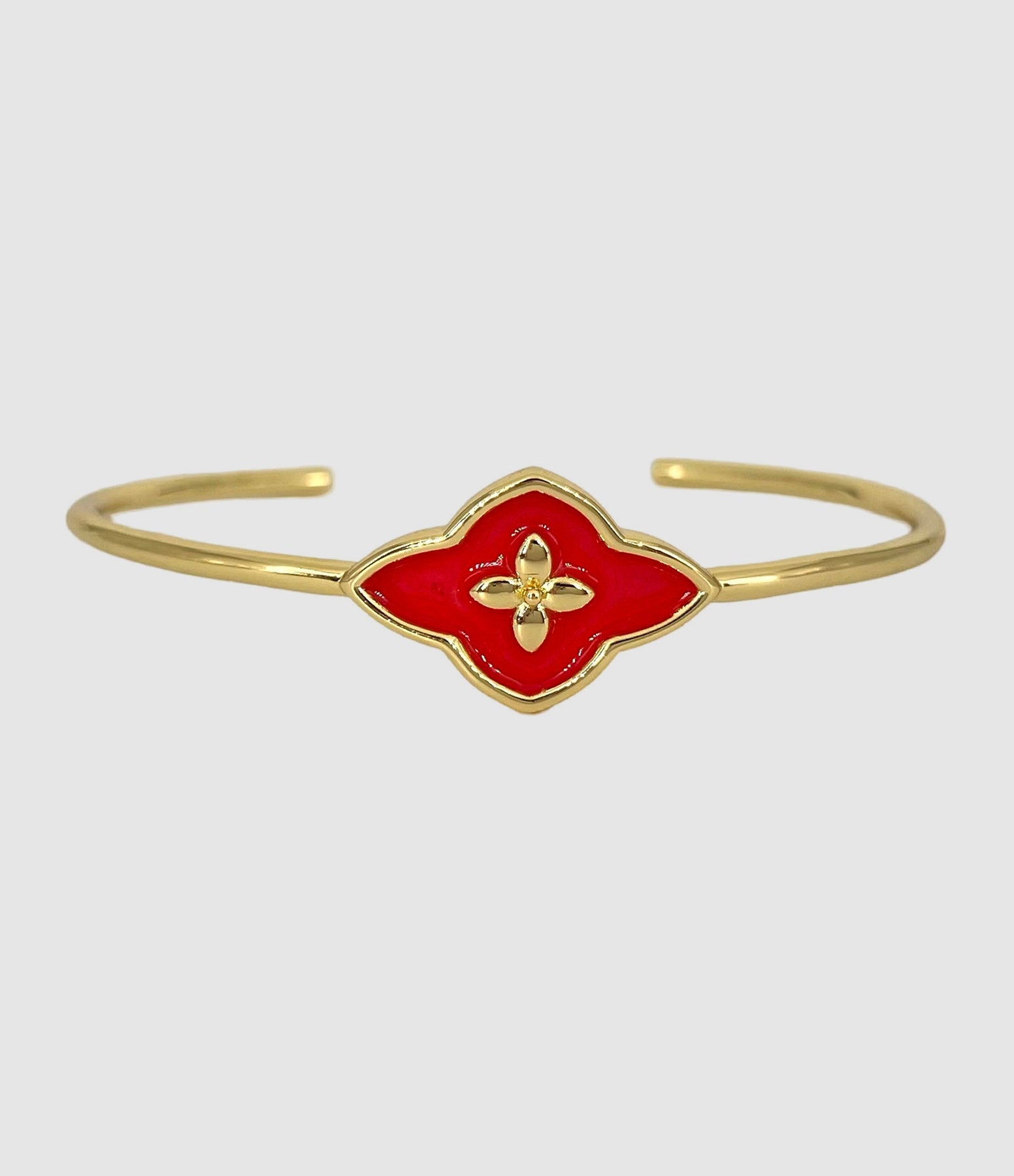 Cabirol - Jonc Amy Laqué Rouge - Femme