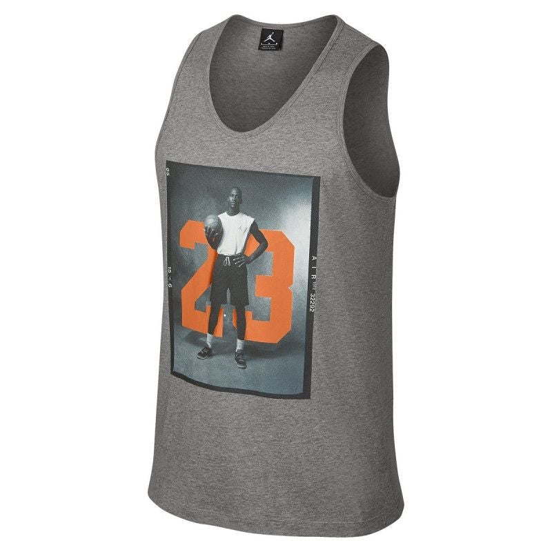 Jordan 88 Tank - Tee-Shirt Homme Textile - Gris TEE-SHIRT HOMME TEXTILE Nike
