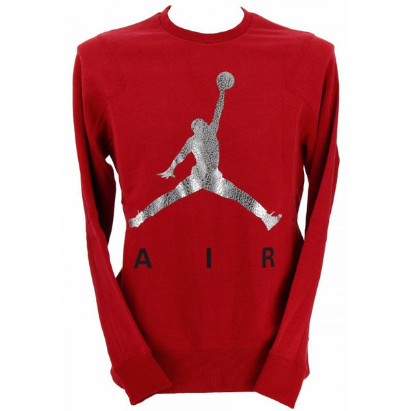 Jordan Jumpman Air Fleece - Sweat Homme Textile - Rouge SWEAT HOMME TEXTILE Nike