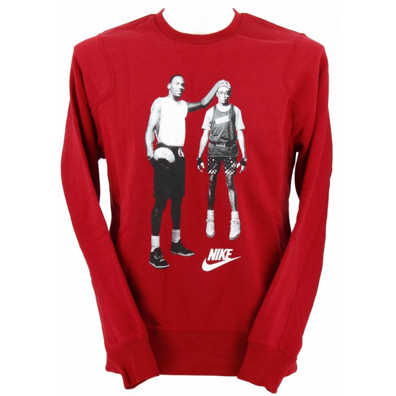 Jordan Mike And Mars - Sweat Homme Textile - Rouge SWEAT HOMME TEXTILE Nike