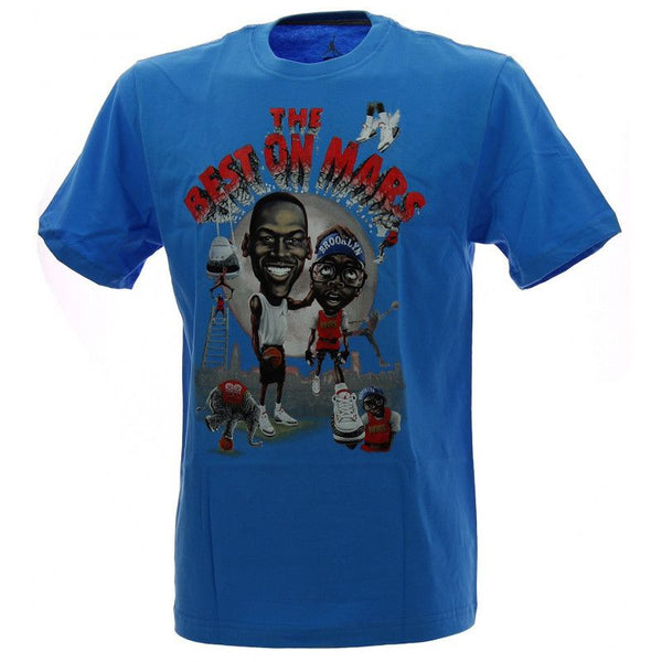 Jordan Mike And Mars - Tee-Shirt Homme Textile - Bleu TEE-SHIRT HOMME TEXTILE Nike