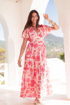 JULYA Rose - Robe Longue