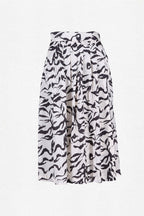 Jupe Carrie Moonbeam - Noir Et Blanc - Plume Paris - The Bradery