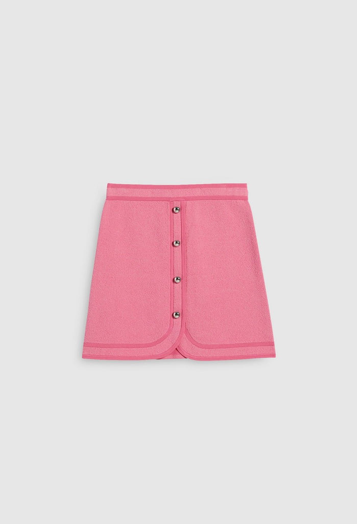 Jupe En Maille Mac - Rose - Claudie Pierlot - The Bradery
