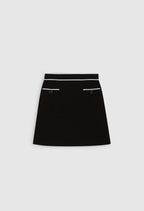 Jupe En Maille Maxi - Noir - Claudie Pierlot - The Bradery