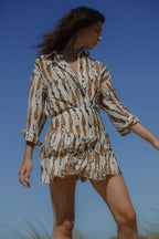 Jupe Julia Imprimée - Multicolor - Plume Paris - The Bradery