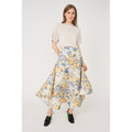 Jupe Longue Motif Floral All Over - Fleurs Ikat