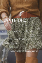 Jupe Nina - Fleurettes - Plume Paris - The Bradery