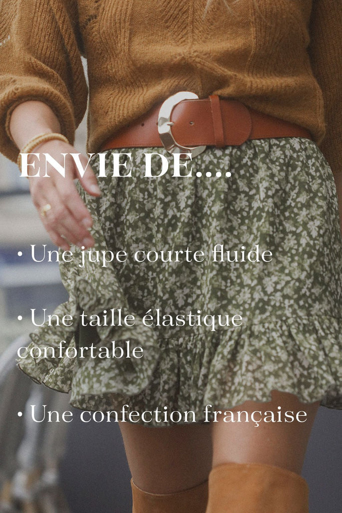 Jupe Nina - Fleurettes - Plume Paris - The Bradery