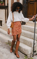 JUPE POLLY HARMONIE - Saaj Paris - The Bradery