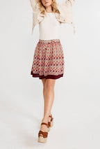Jupe Sagittaire - Print Fonce - Claudie Pierlot - The Bradery