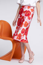 Jupe Parisatys Red Blossom