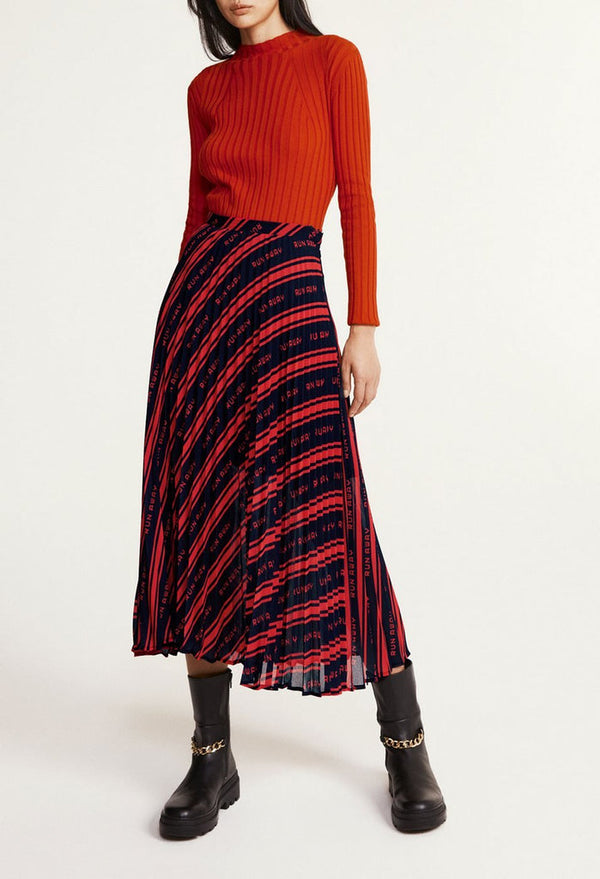 Jupe Soudain - Print Fonce - Claudie Pierlot - The Bradery