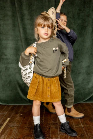 Jupe Tallan - Velours Tapenade - Enfant