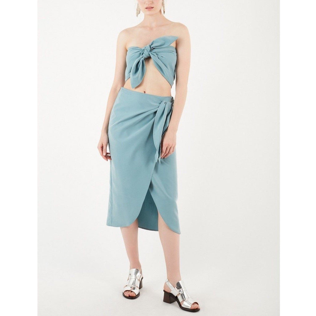 Jupe Uma Soft Stone Blue - Bas - Valentine Gauthier - The Bradery