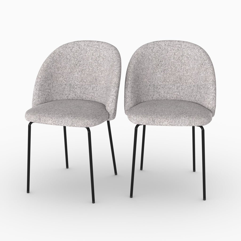 Lot De 2 Chaises Karl - Gris