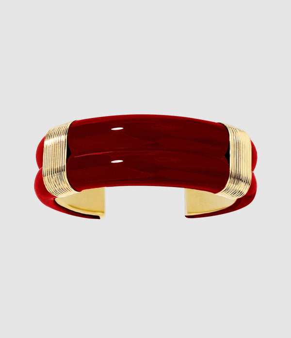 Aurelie Bidermann - Manchette Katt Bordeaux - Femme