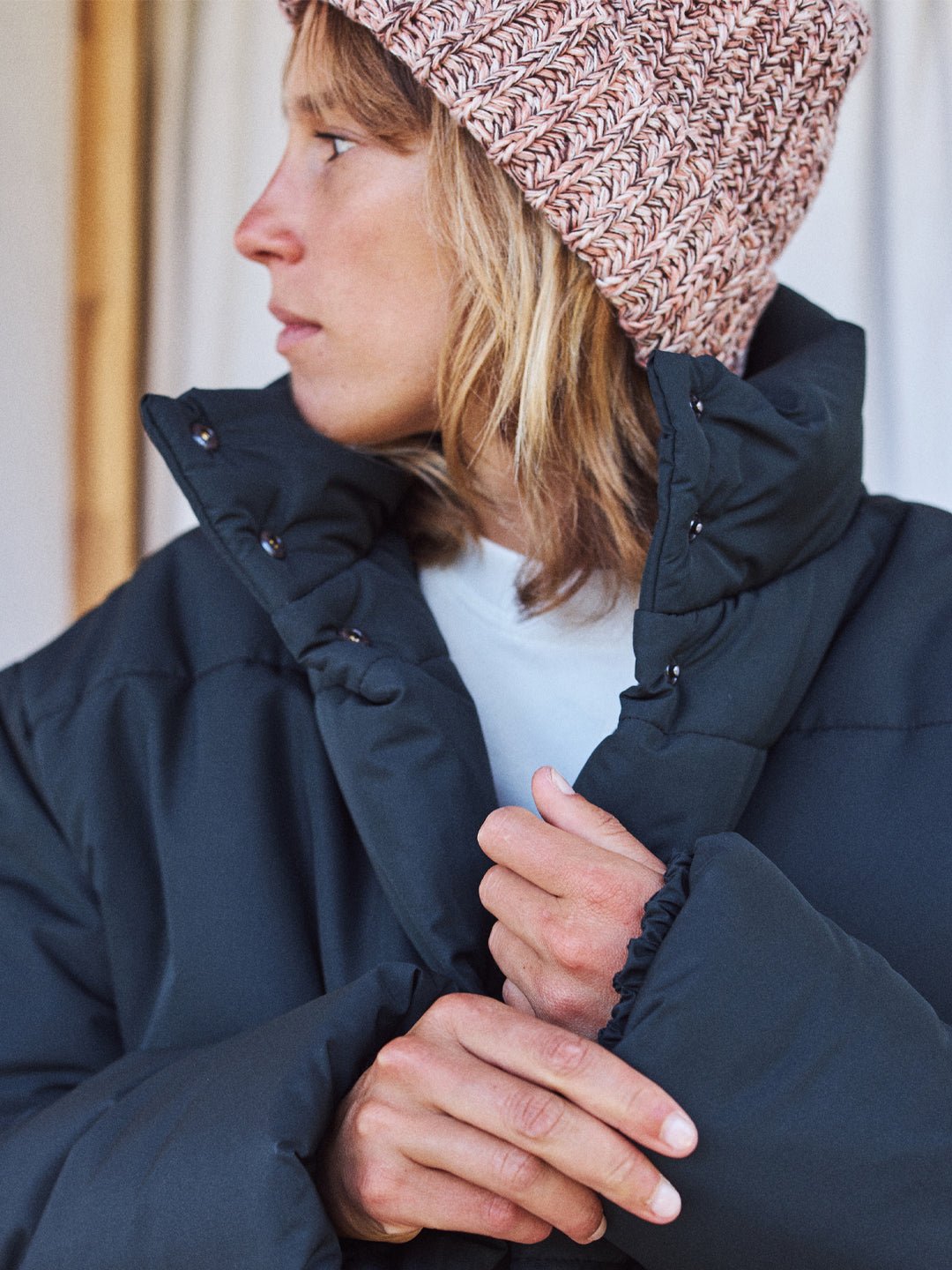 Kayangel Beanie - Vieux Rose Multicolore - Mixte