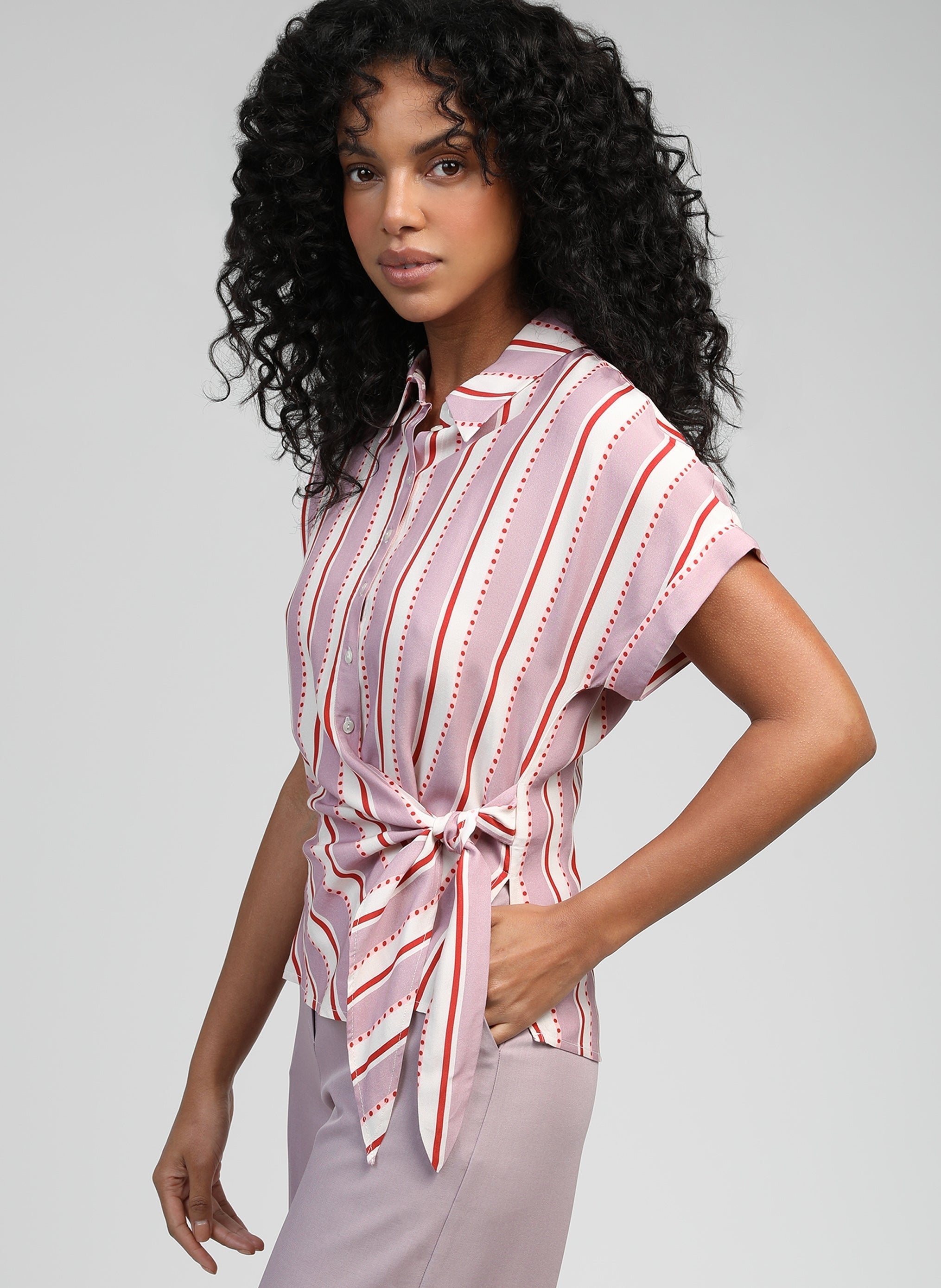 Chemise Kayna Velia Lilas