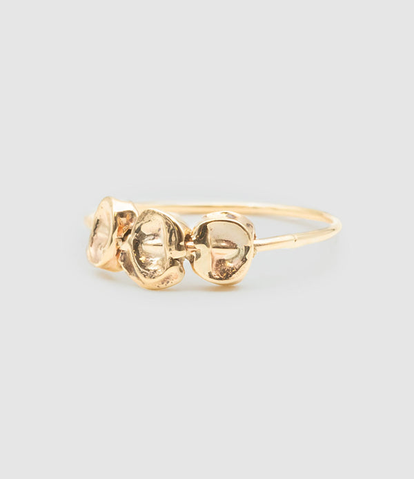 Lsonge - Bague Sublime 3 Pépites Xl Or Jaune - Femme