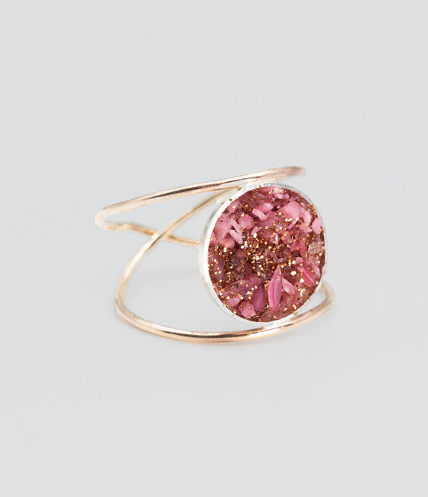 Lsonge - Bague Sublime Nude Bliss Rose Or Jaune - Femme