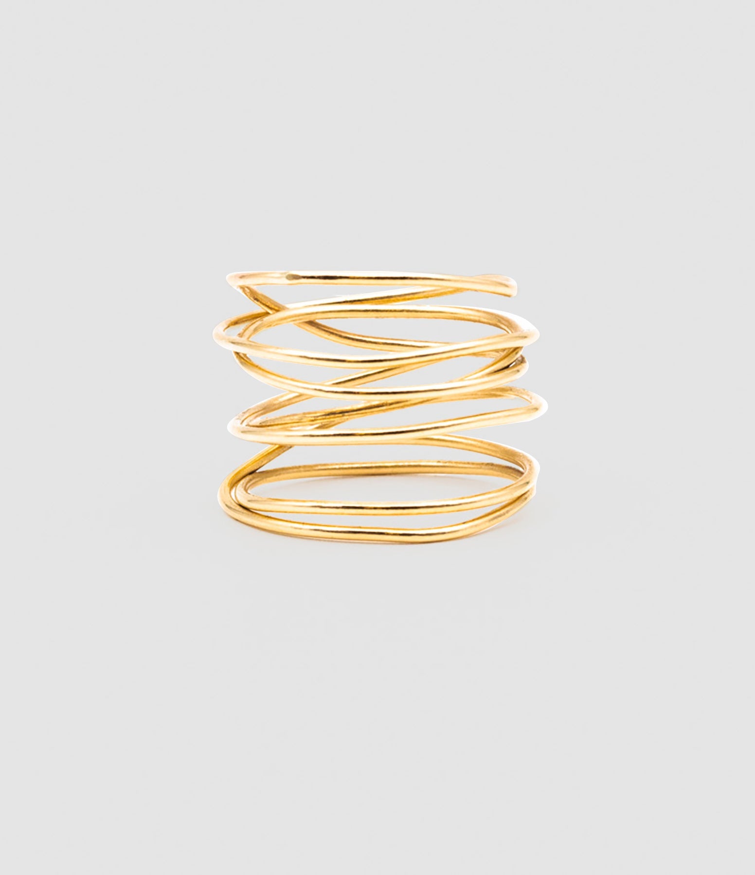 Lsonge - Bague Sublime Spirale L Or Jaune - Femme