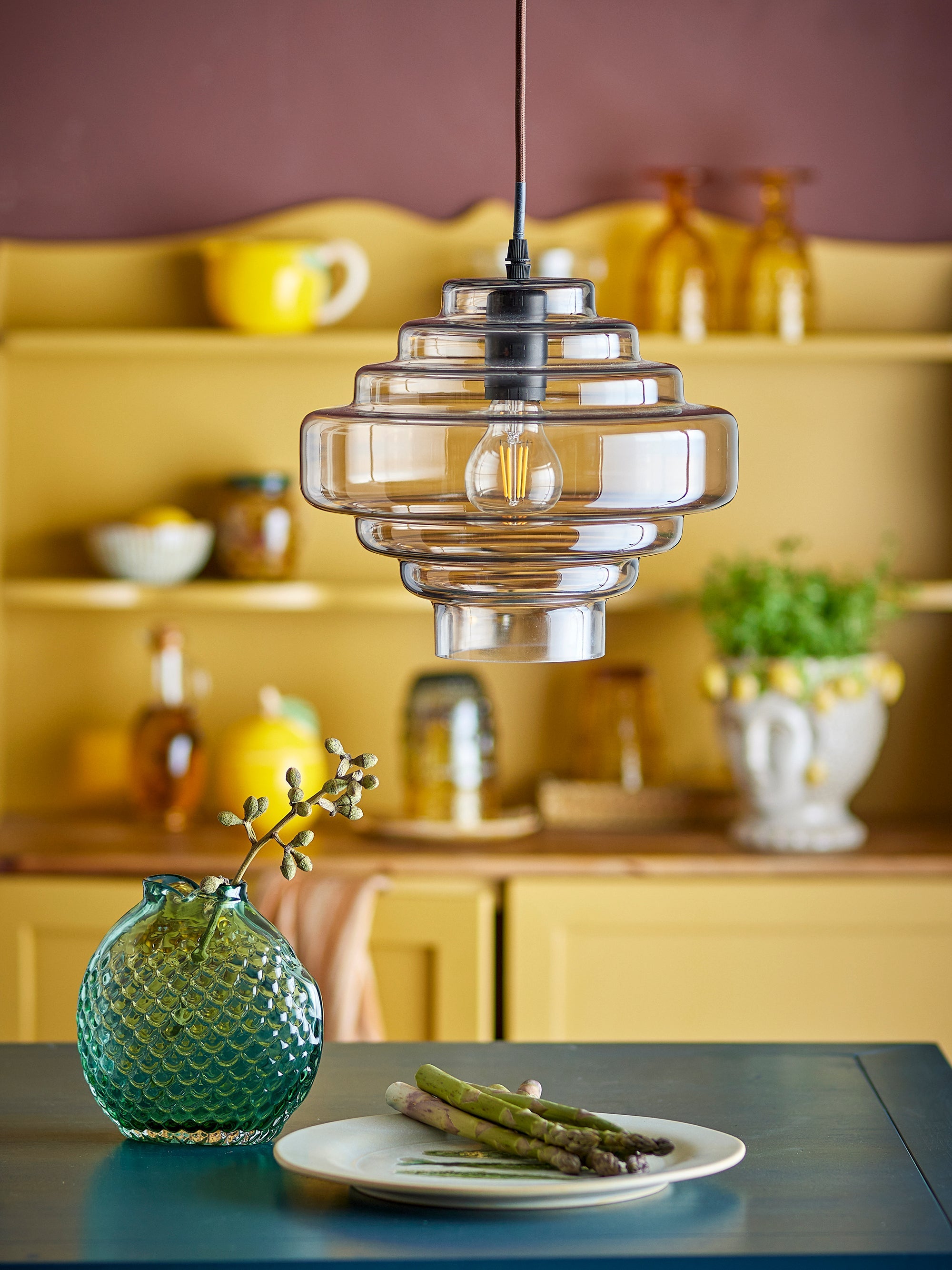 Ilua - Suspension - Marron - Verre