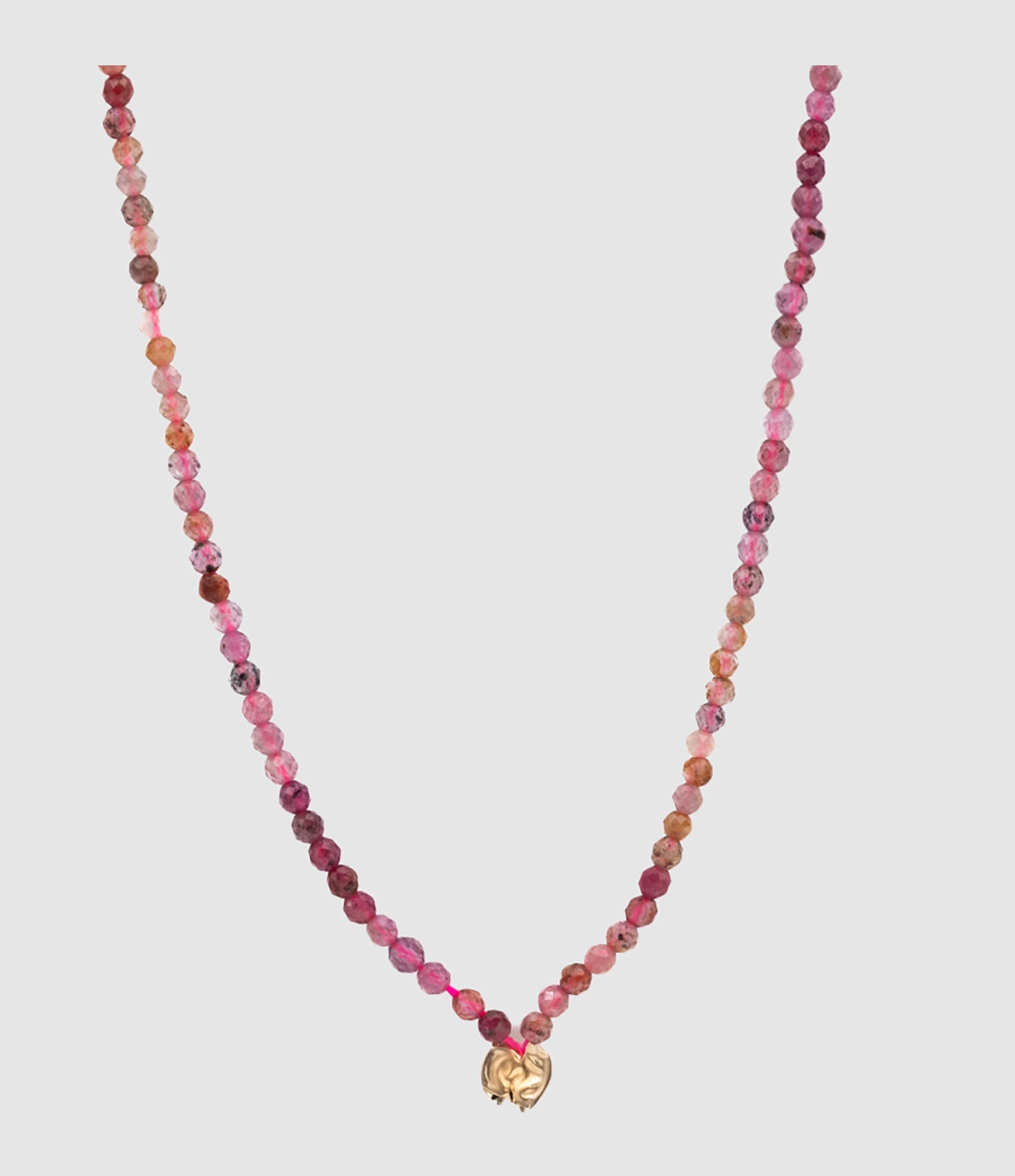 Lsonge - Collier Stone Pépite Rubis D'Inde Or Jaune - Femme