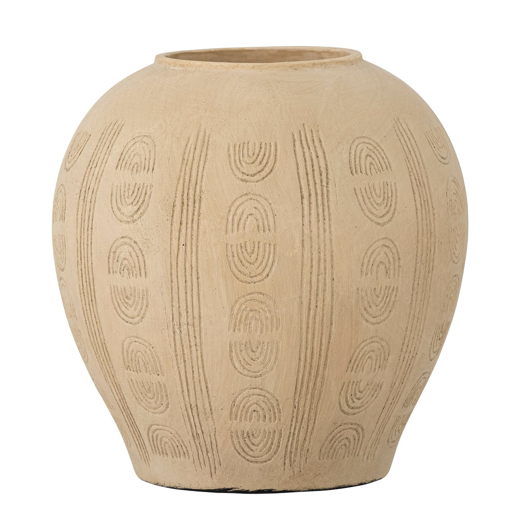 Taym - Vase Déco - Naturel - Terre Cuite